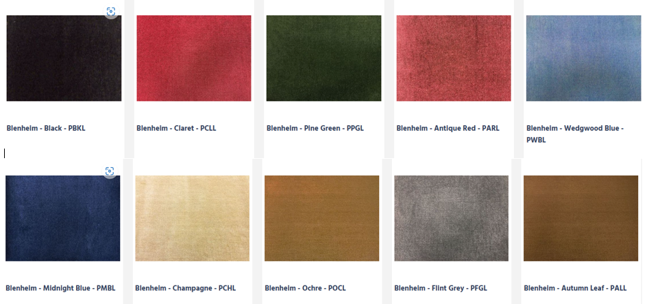 Chesil Front Over Mat Covers - Blenhiem