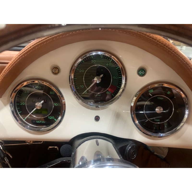 Chesil Instrument Kit - Electric - LHD/KPH - Black/Green